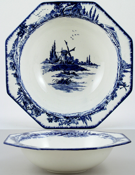 Bowl octagonal c1930s